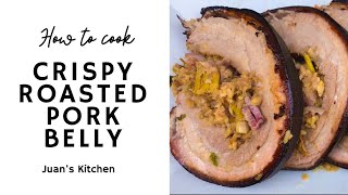 Crispy Roasted Smoked Pork Belly  Lechon Baboy  Juans Kitchen [upl. by Misaq]