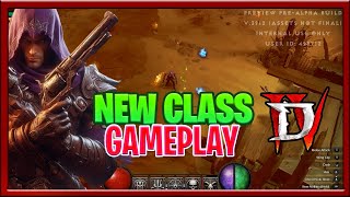 Diablo 4 NEW CLASS GAMEPLAY  GUNSLINGER Vessel of Hatred PREALPHA First LOOK D4 Expansion [upl. by Tanah]