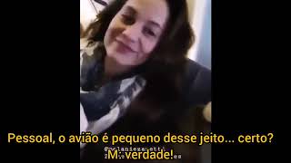 Giulio Berruti e Melanie Zanetti  momentos divertidos  Legendado [upl. by Nauh]