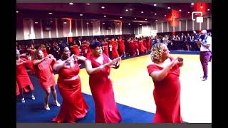 Delta Sigma Theta Entrance Stroll 2022 Buffalo Alumnae Chapter Crimson amp Cream Gala [upl. by Jermain243]