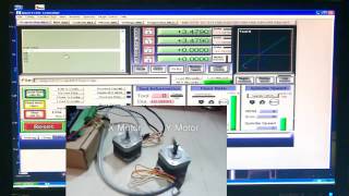 TB6560 3 Axis Stepper Motor Drive Testing Using Mach3 [upl. by Barby394]