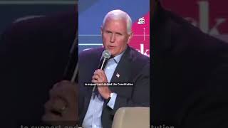 Former VP Mike Pence Wont Endorse Donald Trump [upl. by Tnemelc]