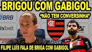 “NÃO TEM CONVERSINHA” FILIPE LUÍS FALA SOBRE BRIGA COM GABIGOL CIRURGIA ARRASCA COLETIVA FLAMENGO [upl. by Altaf]