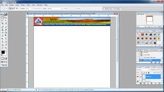 Tutorial PhotoshopCara cepat merancang atau desain kop Surat Anda Sendiri di Photoshop [upl. by Ynavoeg773]
