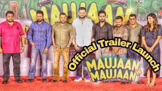 Maujaan Hi Maujaan Official Trailer Launch  Salman Khan Gippy GrewalBinnu DhillonKaramjit Anmol [upl. by Eiznekcm700]