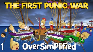 The First Punic War  OverSimplified Part 1 [upl. by Jerold37]