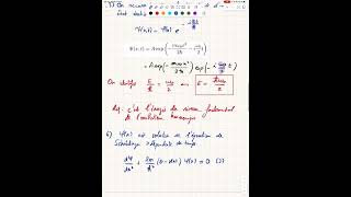 Vidéo de correction d’un exercice de physique quantique  potentiel harmonique [upl. by Akayas454]