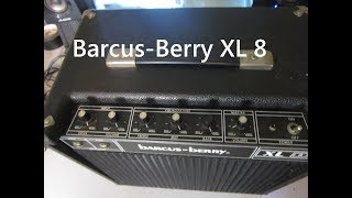 Barcus Berry XL 8 Vintage 70s Guitar Amp [upl. by Rooker]