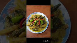 নিরামিষ ঢেঁড়সের রেসিপিrecipe [upl. by Lede]