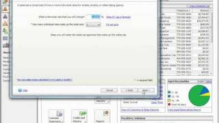 Peachtree Tutorial The Sales Tax Wizard Sage Training Lesson 91 [upl. by Amsirak331]