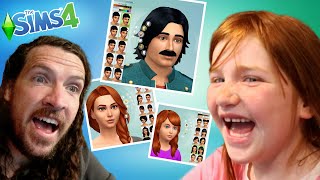 ADLEY makes OUR FAMiLY in Sims 4 Realistic looking Dad Mom Niko and Navey play house in game [upl. by Nob]