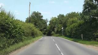 Driving On The B4214 amp B4220 From Ledbury To Bosbury Herefordshire England 5th July 2013 [upl. by Biebel825]