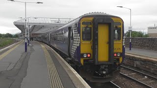 Kilmarnock to Glasgow Central onboard 156476 amp 156504  26062021 [upl. by Sidhu]