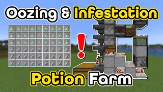 AUTOMATIC OOZZING amp INFESTATION POTION FARM MINECRAFT 1211  Tutorial [upl. by Sanders]