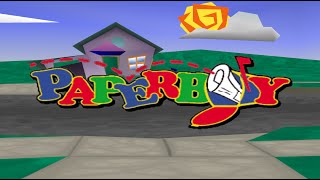 Nintendo 64 Longplay 009 PaperBoy [upl. by Htims]