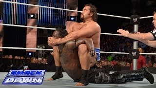 RTruth vs Alexander Rusev SmackDown April 18 2014 [upl. by Swanhildas]