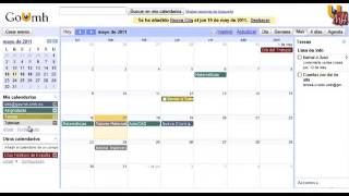 Aplicaciones GoUmh Introducción Calendar [upl. by Annis]