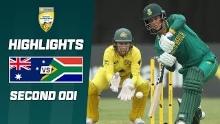 Australia v South Africa 202324  Second ODI [upl. by Ahsilrae352]