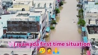 Vijayawada flood situationvijayawadaupdates criticalsituationplslikesubscribe [upl. by Karp]