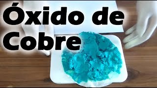 How to make copper oxide powder  Óxido de cobre [upl. by Nerat]