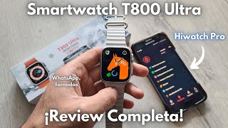 💥 Smartwatch T800 Ultra  Características y Configuración COMPLETA  Hiwatch Pro [upl. by Analla630]