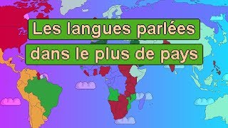 Les langues parlées dans le plus de pays [upl. by Dettmer496]