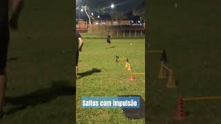 DICAS DE TREINO PARA JOGADORES DE FUTEBOL 💪 SALTOS COM IMPULSÃO 🏃💨 shorts trainning [upl. by Berte]