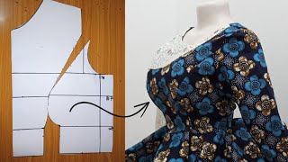 UPDATED How to draft a Princess Dart Bustier  Armhole Bustier [upl. by Yrelbmik676]