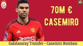 Galatasaray Transfer⚽️ Casemiro Galatasaray galatasaray casemiro [upl. by Letnahs]