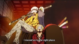 Law Vs Doflamingo English Sub [upl. by Oirramaj]