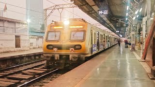 CSMT Fast Local Train at Dadar Station ll Mumbai Local Train mumbailocaltrains [upl. by Eellah]