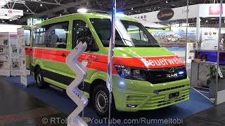 Swiss Fire Department Command Van – exterior light setup amp interior – Interschutz 2022 [upl. by Ettenrahs]