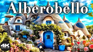 FLYING OVER ALBEROBELLO ITALY 4K UHD 30Minutes Ambient Drone Film  Piano Music for relaxation [upl. by Hnahk]