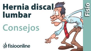 Hernia discal lumbar  Consejos para una mejor recuperación [upl. by Irik269]