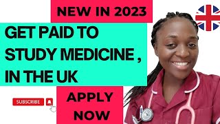 Study MEDICINE for FREE In the UK 100 Fully Funded APPLY NOW 🎓💊🇬🇧 [upl. by Anaytat]