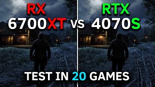 RX 6700 XT vs RTX 4070 SUPER  Test In 20 Games at 1440p  2024 [upl. by Cindee]