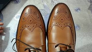 RED TAPE TAN BROWN BROUGE SHOE REVIEW [upl. by Ahsiym]