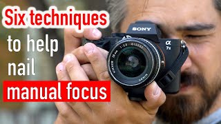 Six techniques to nail manual focus every time for photo and video [upl. by Harvey]