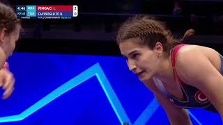 Irina RINGACI MDA vs Buse CAVUSOGLU TOSUN TUR  Seniors World Championships 2023  116 Final [upl. by Garlen]