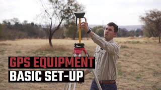 GPS Equipment Basic Setup  RTK GNSS and Accessories Setup [upl. by Austin]