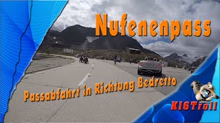 Nufenenpass Passabfahrt Richtung Bedretto  Alpen 2021 [upl. by Sinclair660]