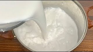 How to make Nigerian coconut milk for cooking Creamy coconut milk recipe [upl. by Aramas]