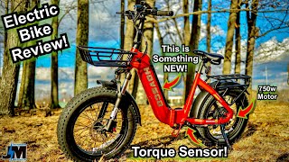 Hovsco Hovbeta 750w Fat Tire Folding Ebike Review  It’s App Controlled [upl. by Burtie]