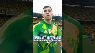 El Dibu Martinez terminó molesto el partido contra Colombia molesto y se la agarró con la cámara 😱 [upl. by Lundquist]