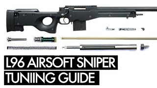 How to Upgrade a Marui L96 Airsoft Sniper  Tuning Guide [upl. by Kciregor803]