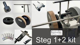 Knivslipnu Steg 12 kit med Tormek T8 eller T4 [upl. by Weatherley269]