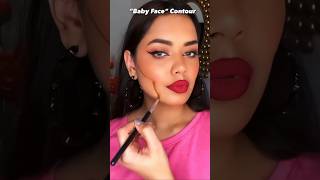 New Contour hack 😱😱🤯 shortsfeed ytshorts makeup hack viral [upl. by Atoiyanap]