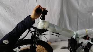 Installation for Ancheer Folding Electric Mountain Bike AM004143 [upl. by Guinn46]