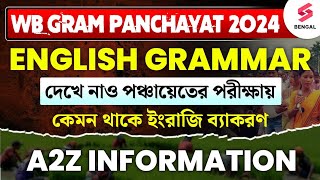 WB Gram Panchayat 2024  Gram Panchayat English Grammar  ইংরেজি ব্যাকরণ ক্লাস  By Goutam Sir [upl. by Atilahs]