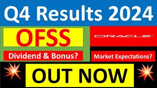 OFSS Q4 results 2024  OFSS results today  OFSS Share News  OFSS latest news  240 RS Dividend [upl. by Daenis]